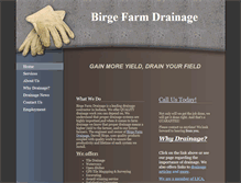 Tablet Screenshot of birgefarmdrainage.com